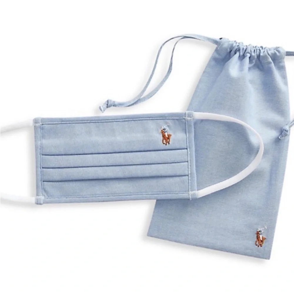 Polo Ralph Lauren Face Mask Medium/large Blue Polo Horse